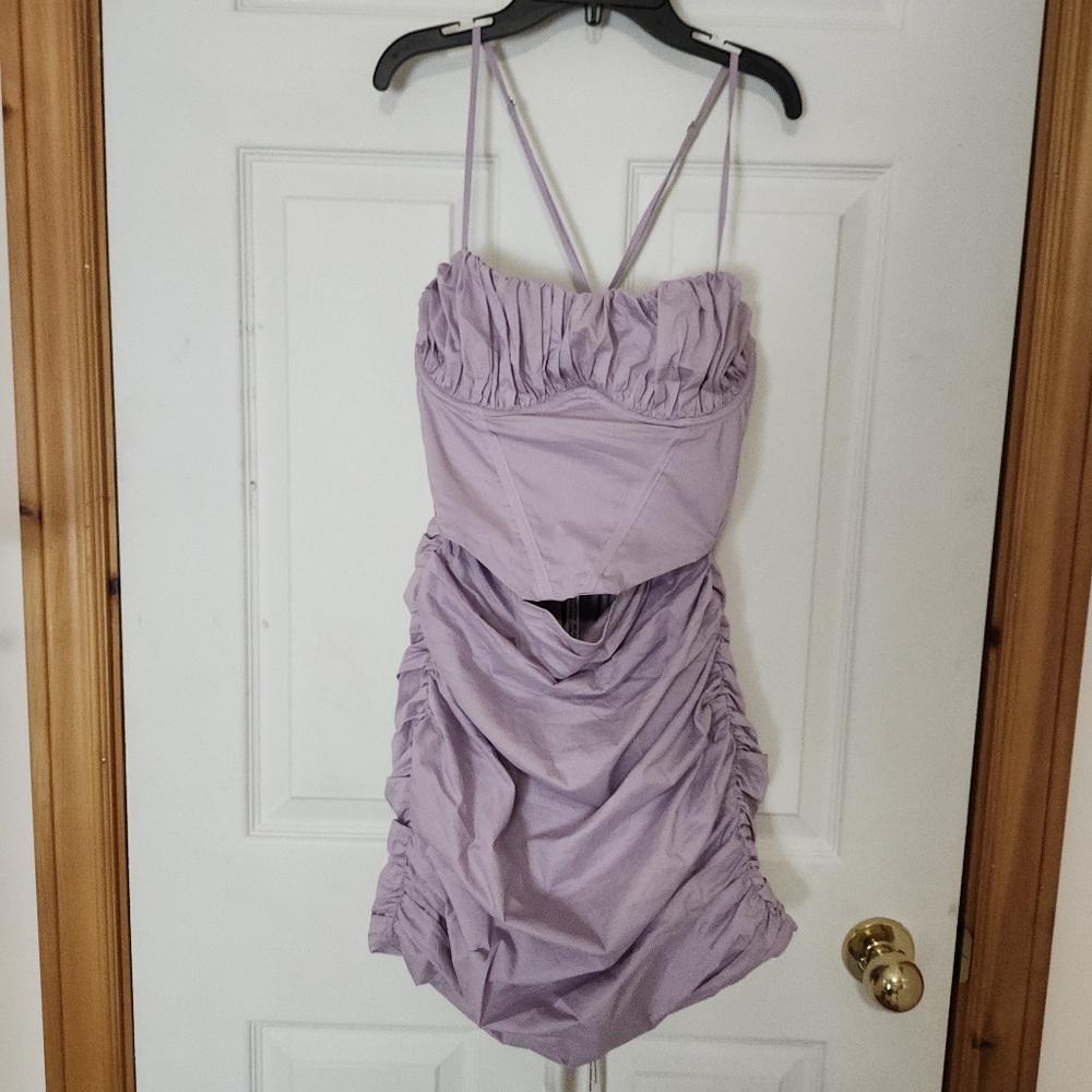 Mistress Rocks Lilac Mini Dress - Picture 2 of 16